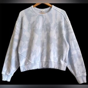 RAG & BONE Organic Cotton Relaxed Fit Baggy Slouchy City Tie-dye Sweatshirt L